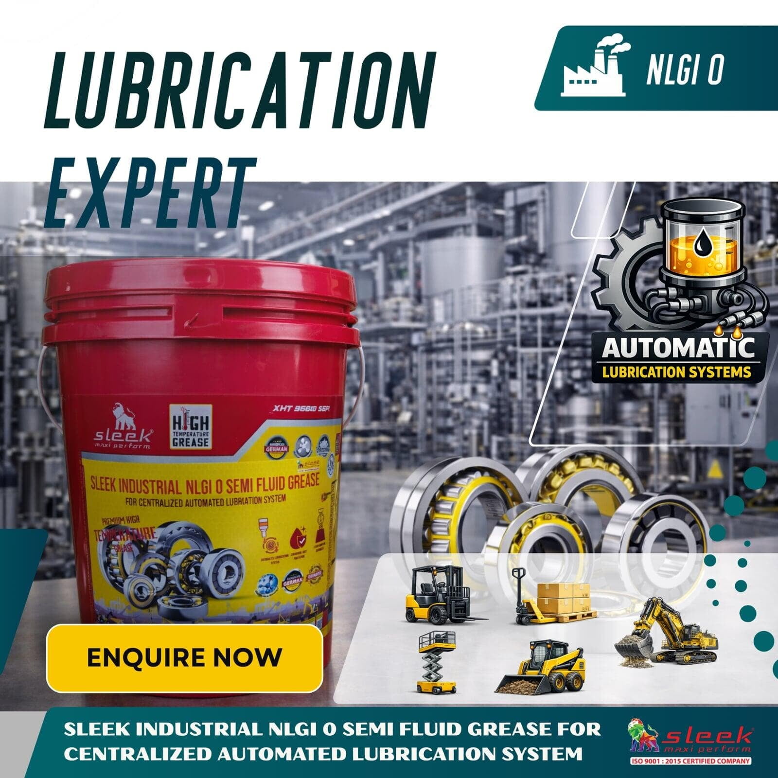 Sleek Industrial NLGI 0 Fluid Grease For Automated Lubrication System