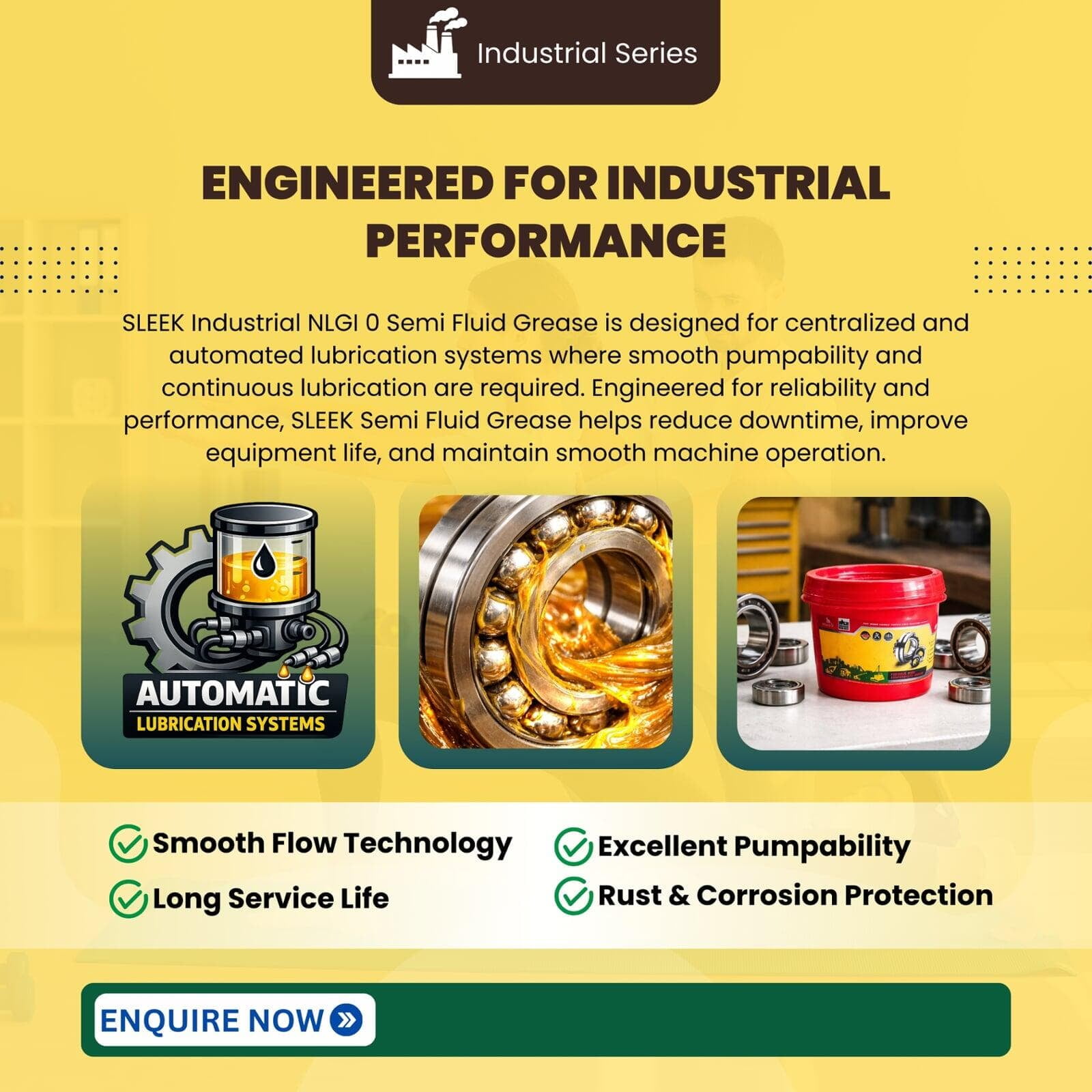 Sleek Industrial NLGI 0 Fluid Grease For Automated Lubrication System